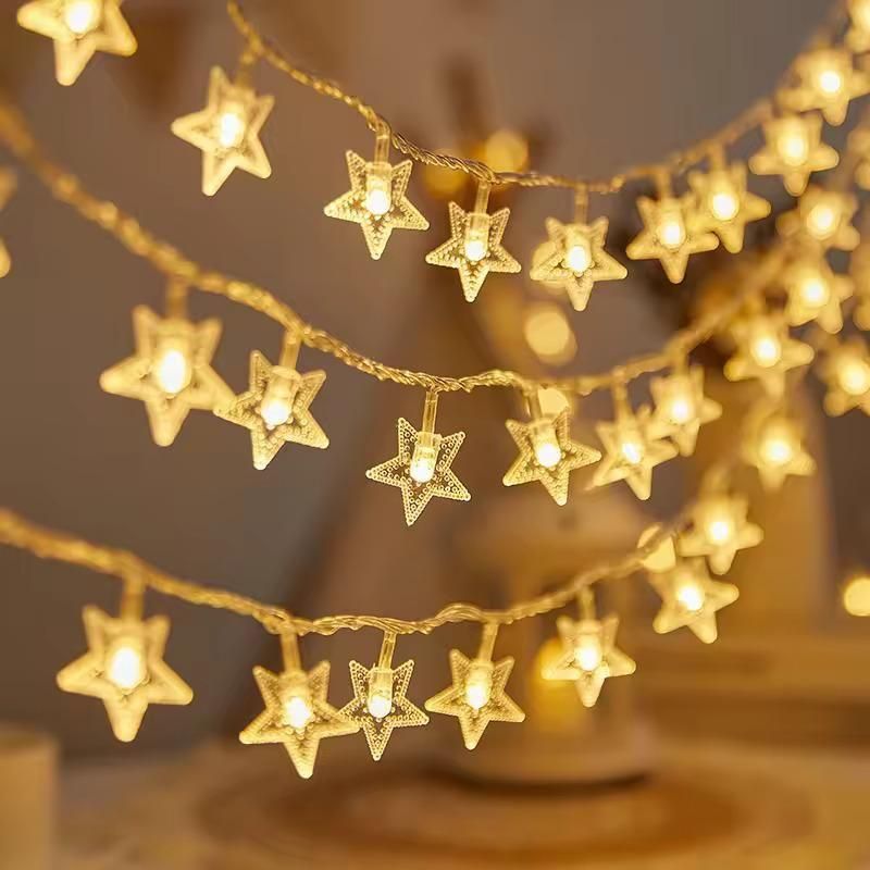 Serial String Star Lights for Decoration bqu5q7-dm
