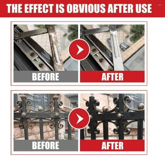 Powerfull Rust Remover Rust Converter Water Based Rust Paint For Railings Fleet 200 ml (Pack of 2) bqu5q7-dm