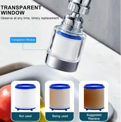 Kitchen Faucet Extender with Filter Flexible Hose Big Boost Universal Bath Tap bqu5q7-dm