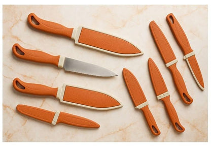 Stainless Steel Knife with cover (Pack of 6) bqu5q7-dm