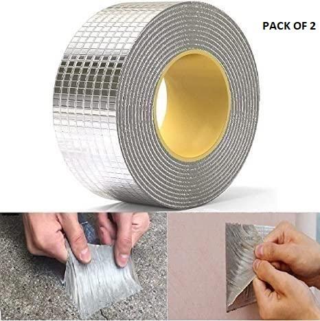 Aluminium Foil Waterproof Sealan Foil Tape (Pack of 2) bqu5q7-dm