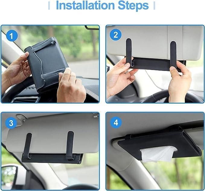 Automobile Car Sunshade Paper Towel Box bqu5q7-dm