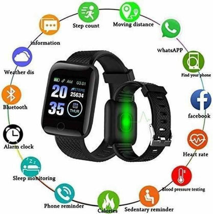 ID116 Plus Smart Fitness Smartwatch bqu5q7-dm