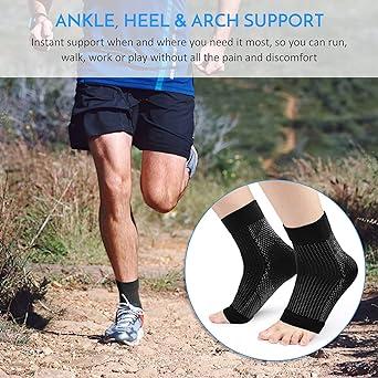 Swelling Arch Heel Socks yoga sport protect socks Pack of 1 bqu5q7-dm