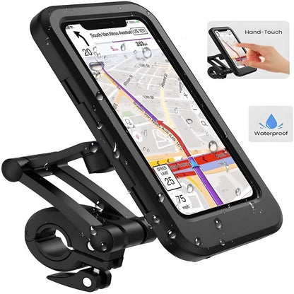 Universal 360 Rotation Bike Waterproof Cell Phone Holder. bqu5q7-dm
