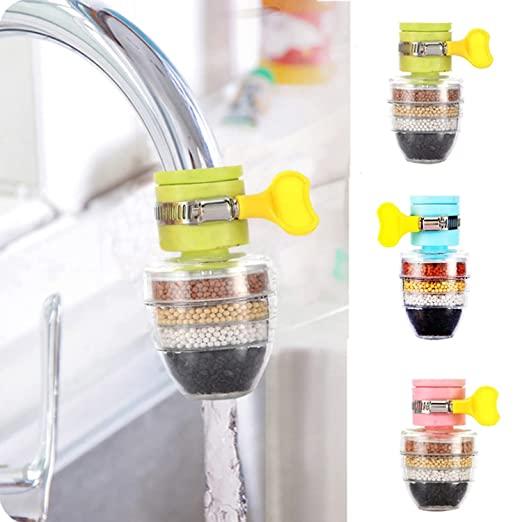 Activated Carbon Water Faucet Mount Filter (Assorted Color) bqu5q7-dm