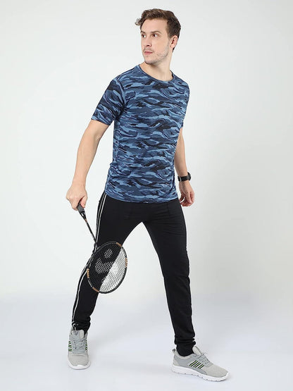 Cotton Printed Half Sleeves Mens Round Neck T-Shirt bqu5q7-dm