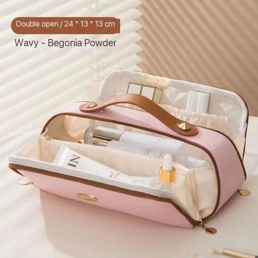 Double Zipper Cosmetics Bag bqu5q7-dm