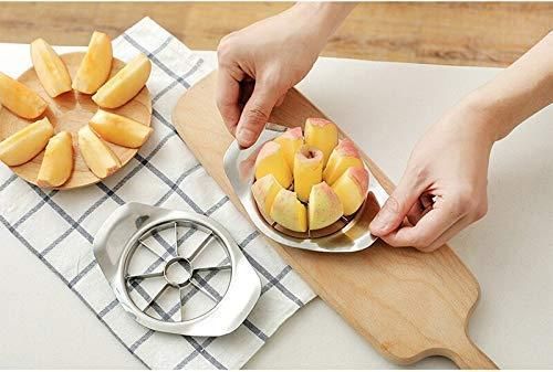 Stainless Steel Apple Fruit Cutter with 8 Blades bqu5q7-dm