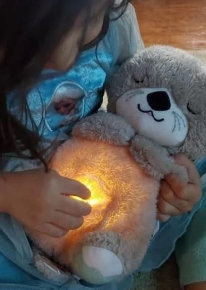 Breathing Teddy Bear with Soothing Music, Comfort Plush bqu5q7-dm