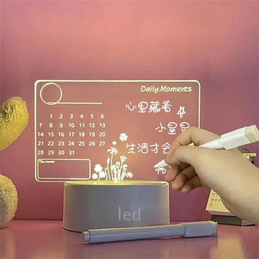 3d Acrylic Writing Board with Pen and Light bqu5q7-dm