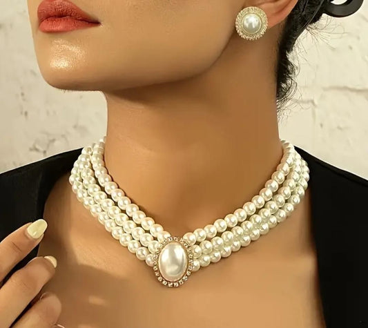 Artificial Pearl Necklace bqu5q7-dm