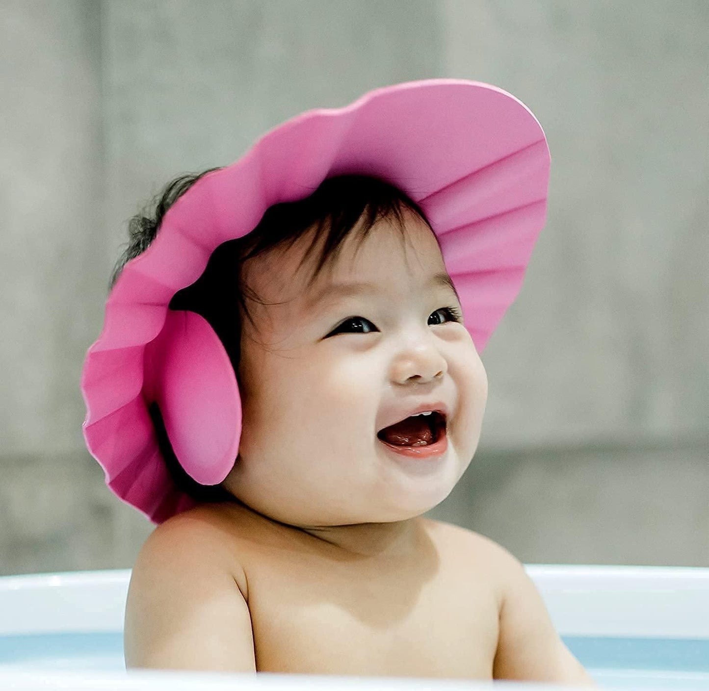 Baby Adjustable Safe Bathing Shower Cap (Pack of 2) bqu5q7-dm