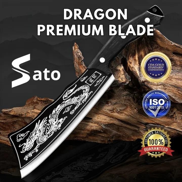 Dragon Chopping Knife Stainless Steel Blade bqu5q7-dm