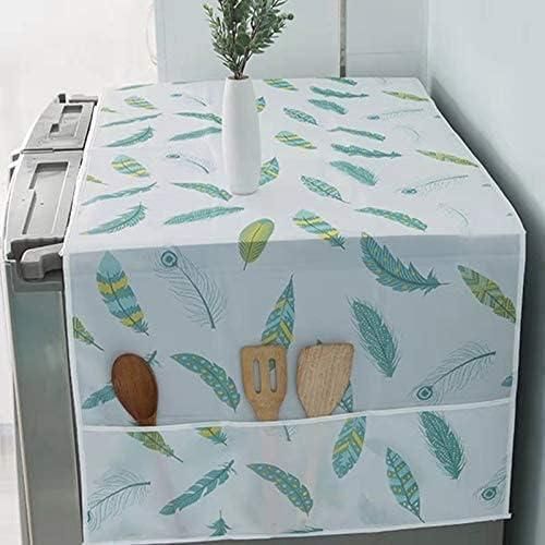 Refrigerator Waterproof Cover with Pockets bqu5q7-dm