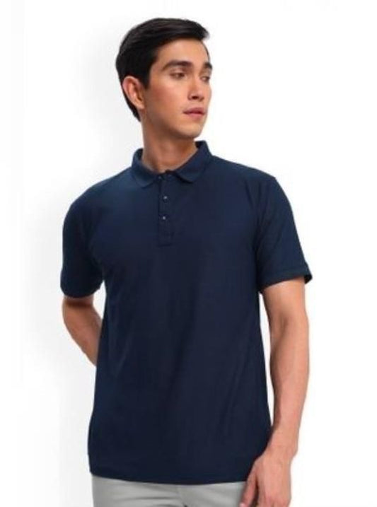 Poly Cotton Solid Half Sleeves Mens Polo T-shirt (Pack of 3) bqu5q7-dm