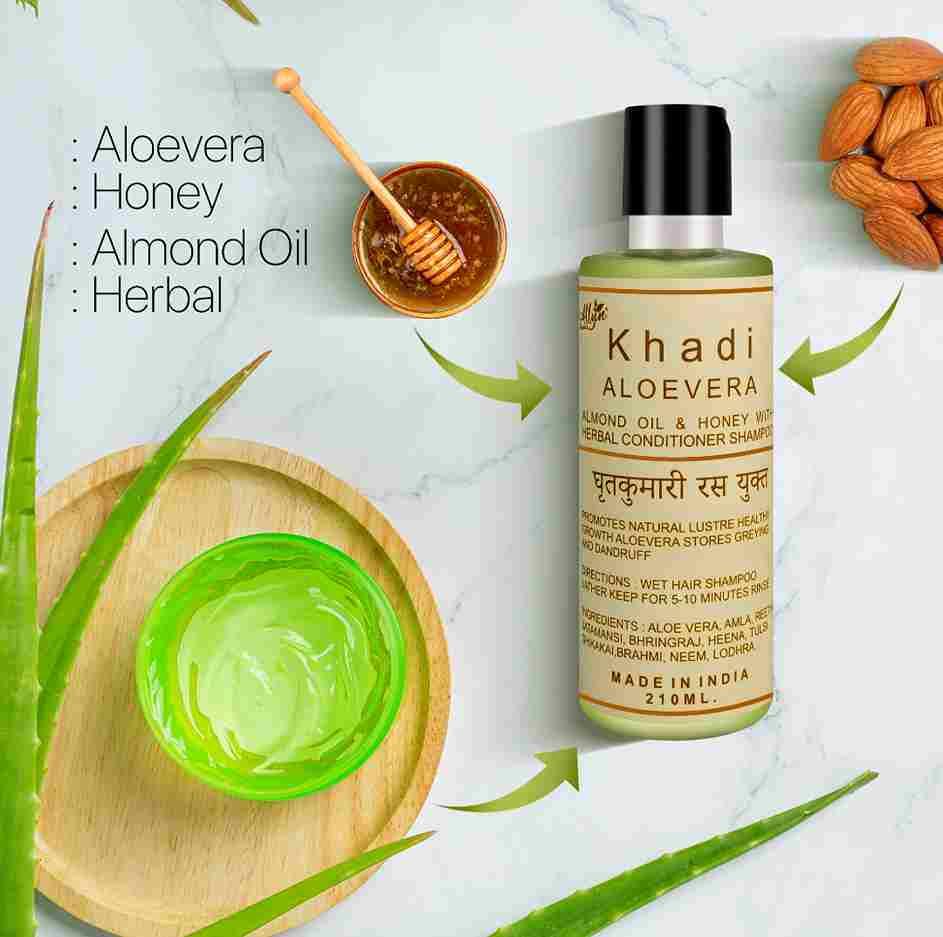 Khadi Herbal Alovera Shampoo With Conditioner bqu5q7-dm