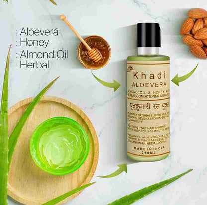 Khadi Herbal Alovera Shampoo With Conditioner bqu5q7-dm