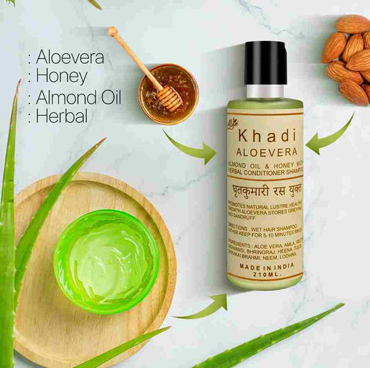 Khadi Herbal Alovera Shampoo With Conditioner bqu5q7-dm