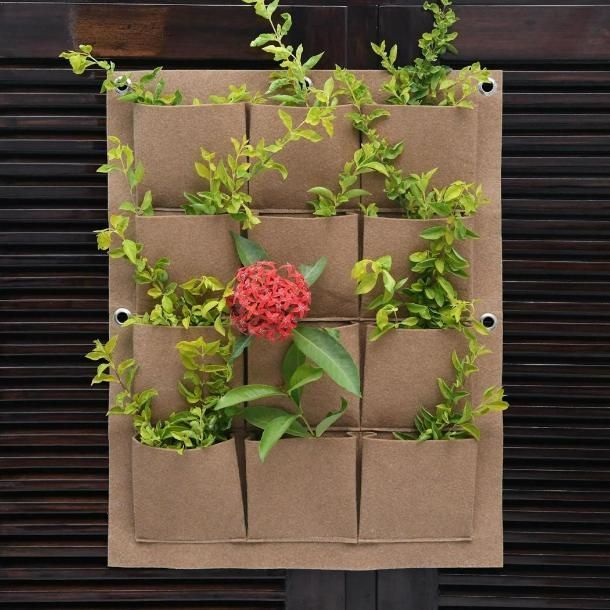 Vertical Hanging Wall Planter for Balcony�/Indoors bqu5q7-dm