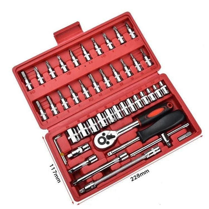46 in 1 Tool Kit New Tool Set bqu5q7-dm