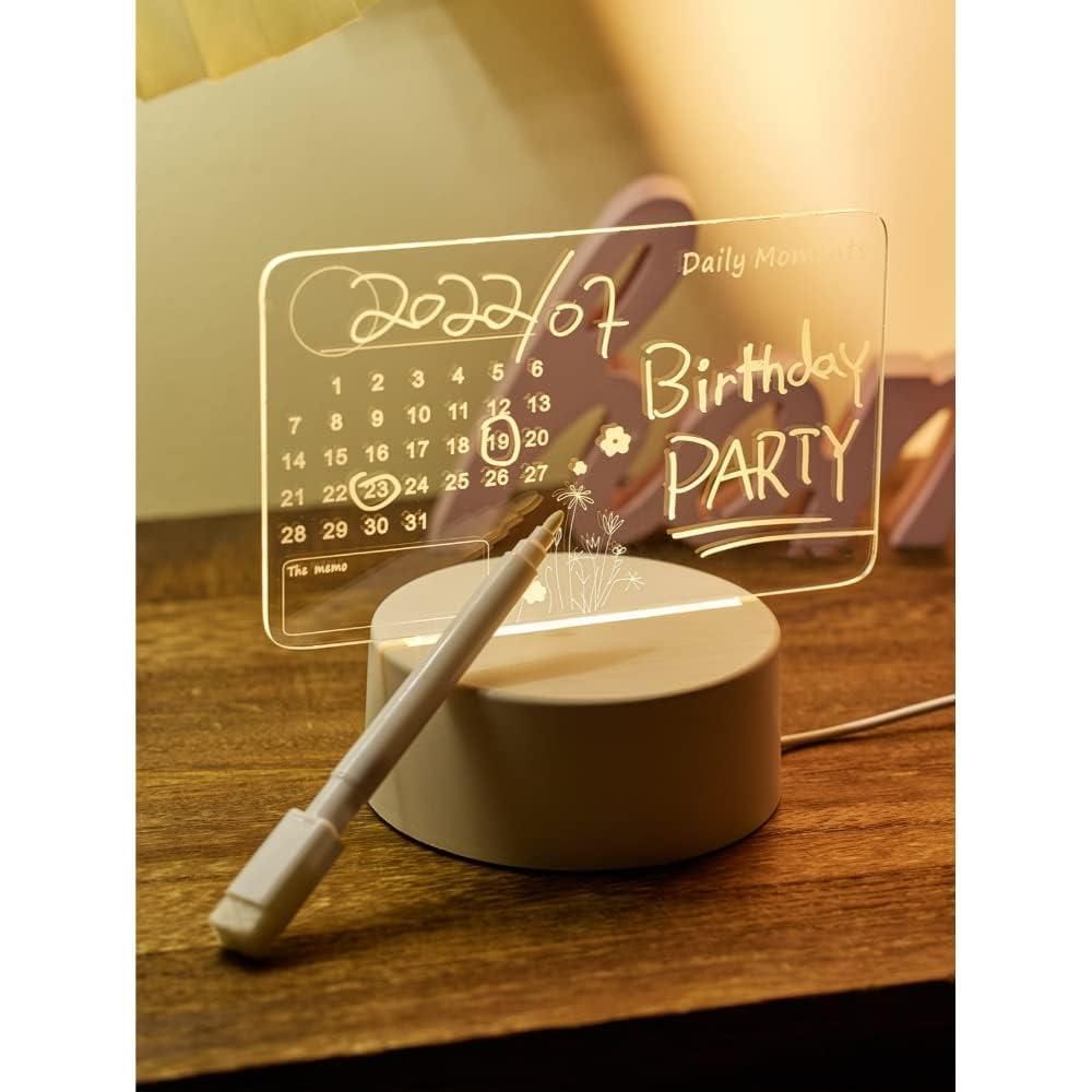 3d Acrylic Writing Board with Pen and Light bqu5q7-dm