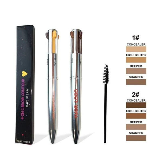 4 Colors Eyebrow Pen 4IN1 Eyebrow Pencil bqu5q7-dm