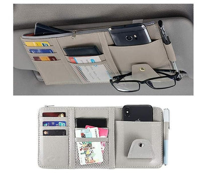 Car Styling Visor Organizer Auto Sun Visor Storage Pouch Car Organizer bqu5q7-dm