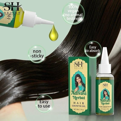 SH Adivasi Hernal Hair Growth Oil 60ml - Nourish Your Roots Naturally (Pack of 2) bqu5q7-dm