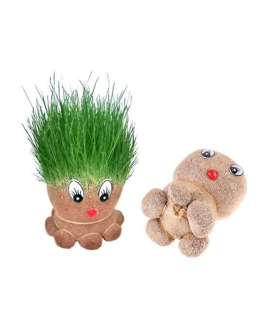 Octopus Grass Doll Grow Bag Pots bqu5q7-dm