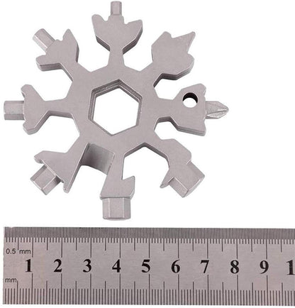 Screwdriver Tool-18 in 1 Multi-Purpose Snowflake Shaped Stainless Steel Screwdriver Tool bqu5q7-dm