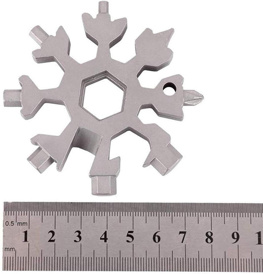 Screwdriver Tool-18 in 1 Multi-Purpose Snowflake Shaped Stainless Steel Screwdriver Tool bqu5q7-dm
