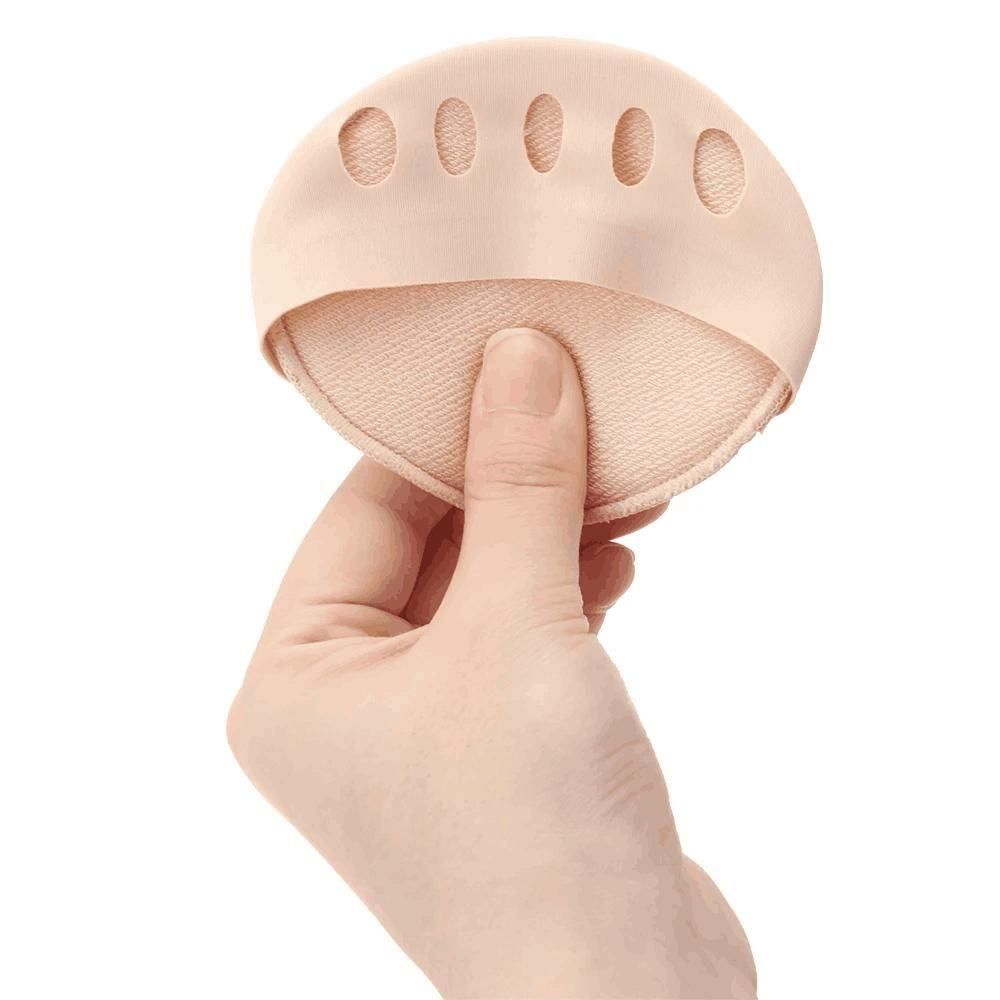 Invisible Fashion Women Ruffle Wave Girls Toe Pad Inserts Forefoot Pads Half Insoles Five Toes Socks bqu5q7-dm