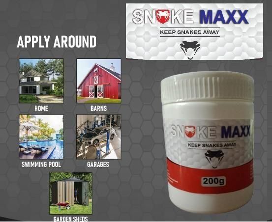 Snake Maxx Non-Toxic Biodegradable Pet-Friendly Snake Repellent Powder 200g bqu5q7-dm