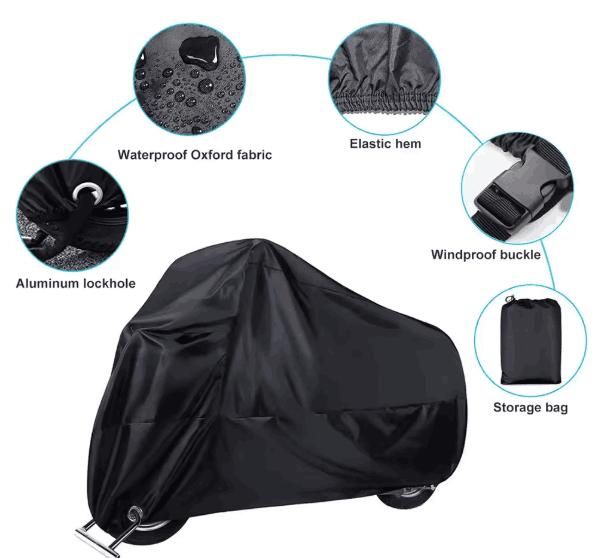 Motorcycle Cover Waterproof Outdoor Indoor Scooter bqu5q7-dm