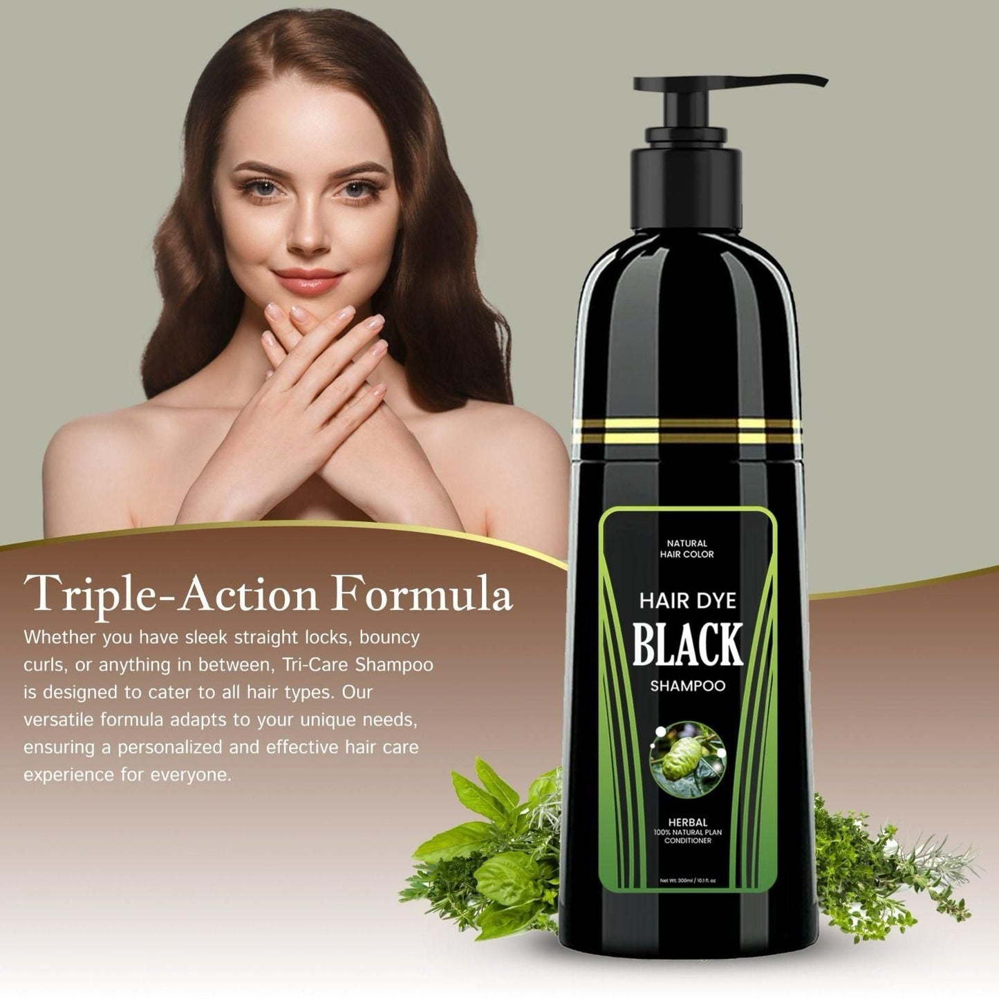 Radiant Locks - Natural Hair Color Shampoo 300ml bqu5q7-dm