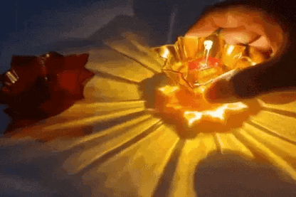 3D Reusable Reflective Shadow Colourful Diya (Pack of 4/12/24) bqu5q7-dm