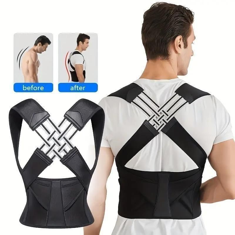 Adjustable Back Posture Corrector | Pain Relief Belt for Men & Women | Slouching & Spine Support Brace - Soppykart
