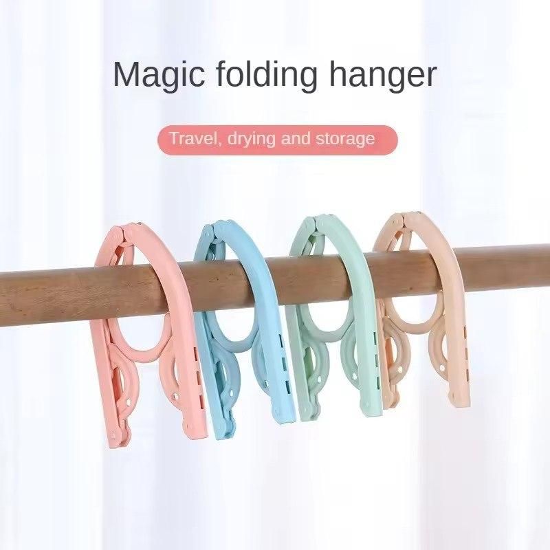Portable Folding Clothes Hangers | Travel & Space - Saving Wardrobe Organizer - Soppykart