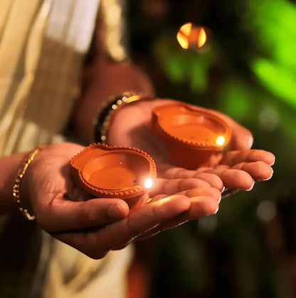 LED Light Water Sensor Diyas Plastic with, Ambient Lights, (Pack of 6/12/18/24) Soppykart